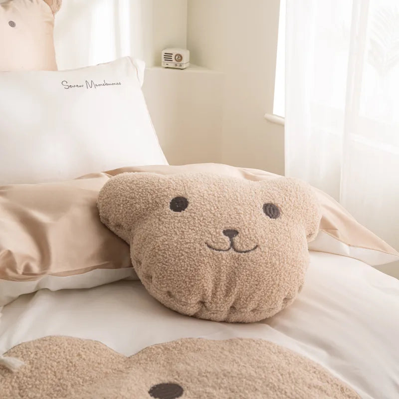 Teddy Bear Embroidery Cotton Bedding