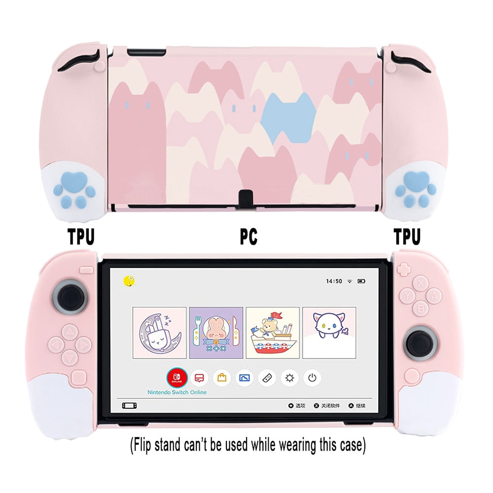 Cat Paw Nintendo Switch Case