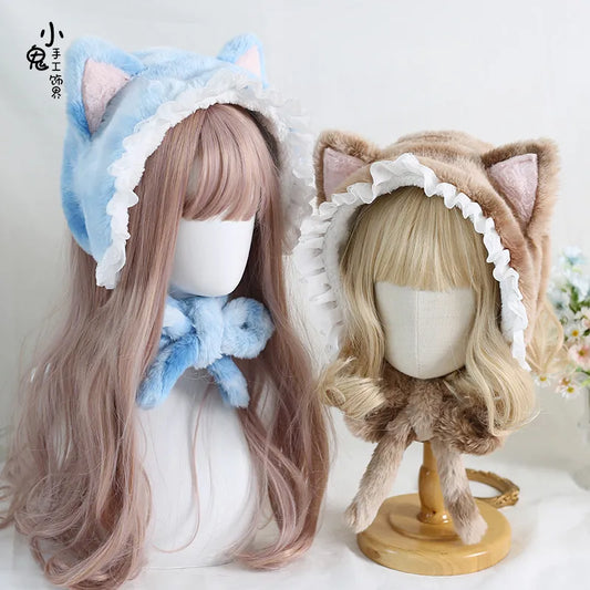 Cat Ears Bonnet