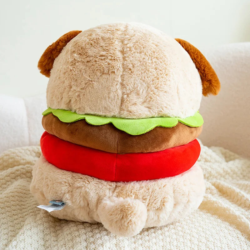 Hamburger Puppy Plushie