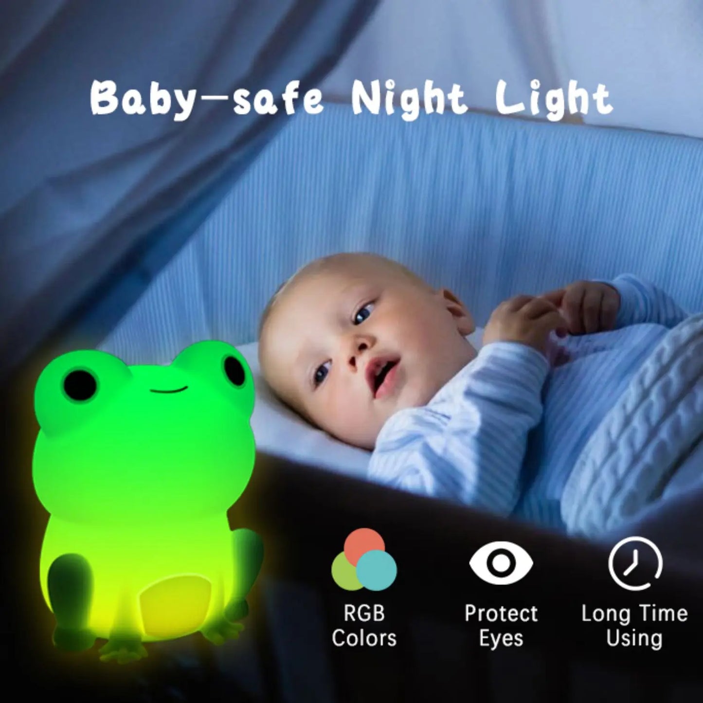 Cute Frog Night Light