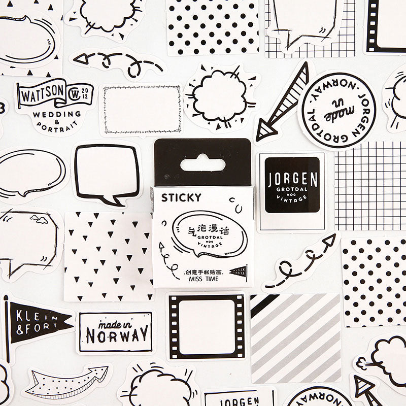 46Pcs/box Diary Stickers