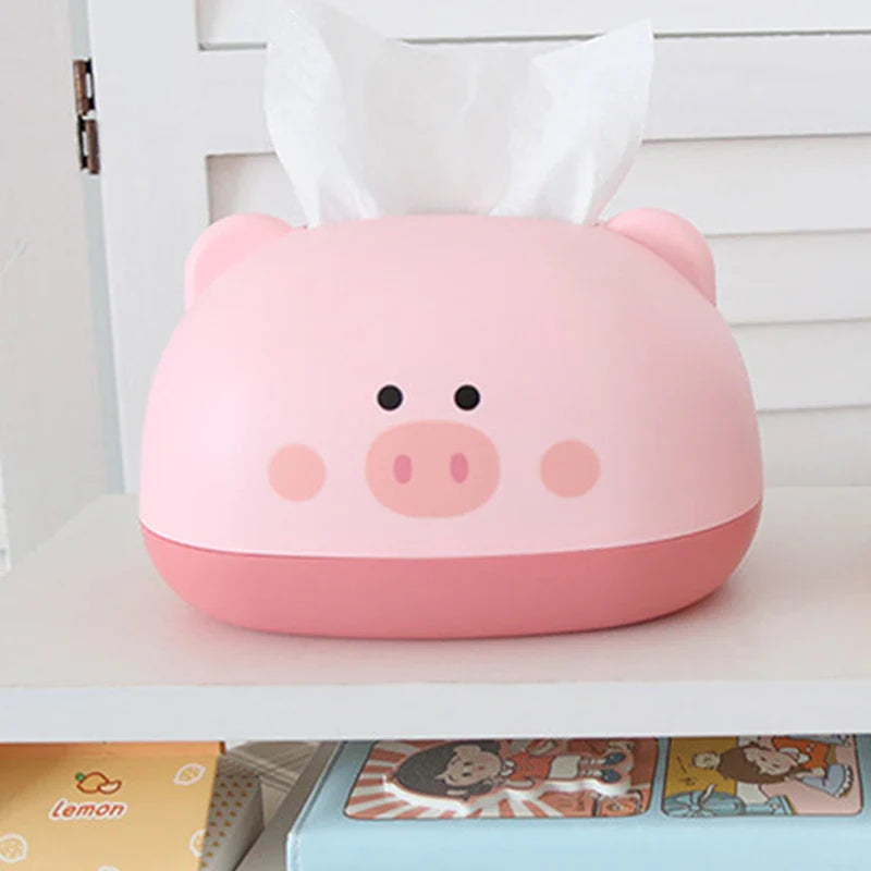 Cute Pig Tissue Box