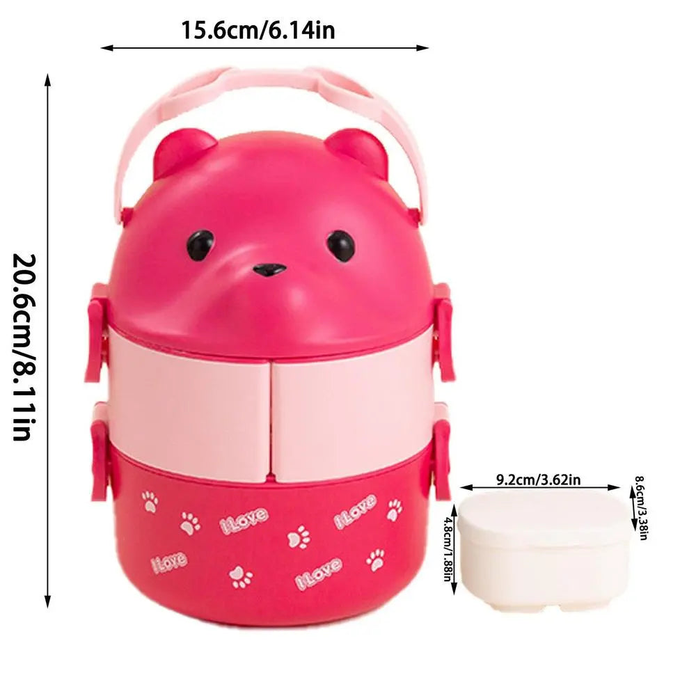 Bear Stackable Bento Box