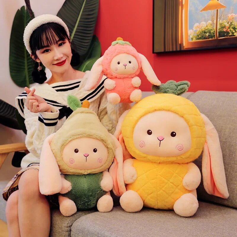 Fruit Bunny Plushies