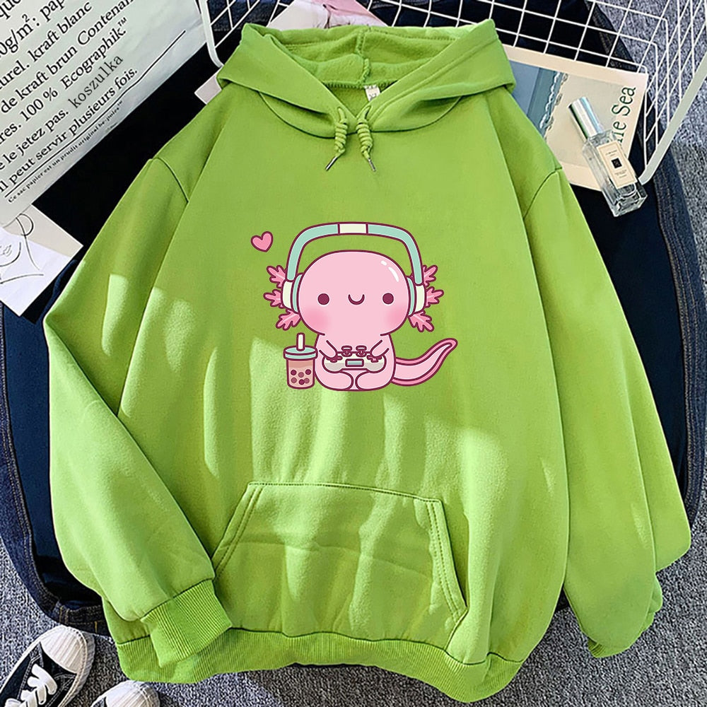 Axolotl Gamer Hoodie