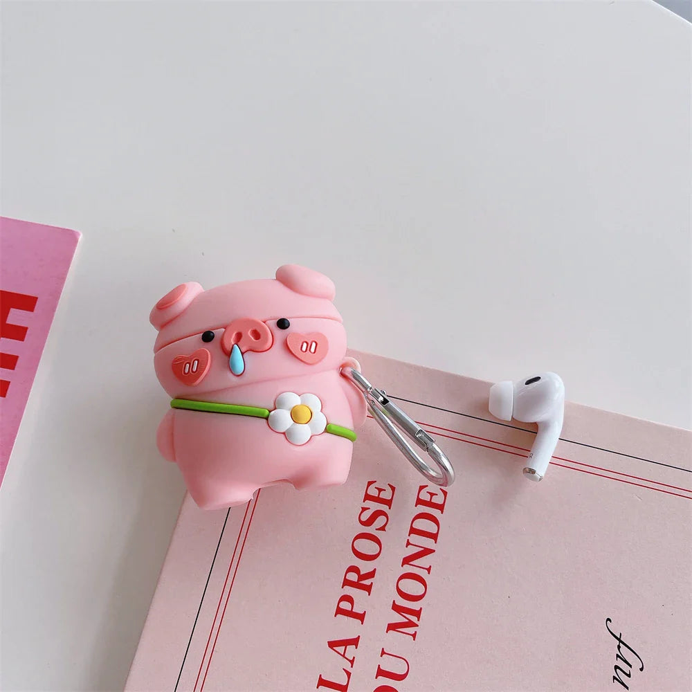 Daisy Pig AirPods Case