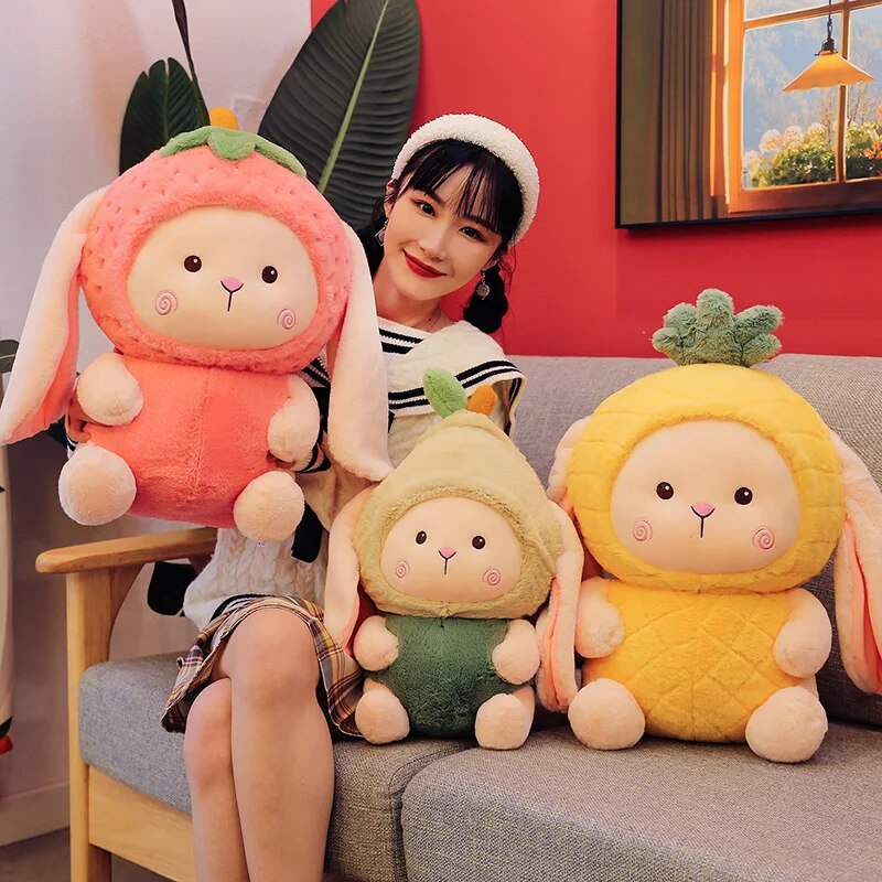 Fruit Bunny Plushies