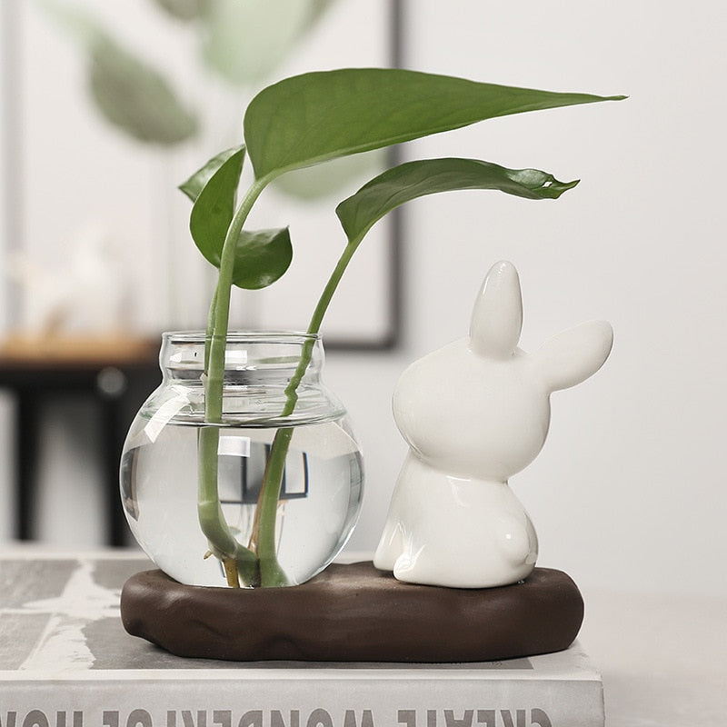 Ceramic Bunny Planter