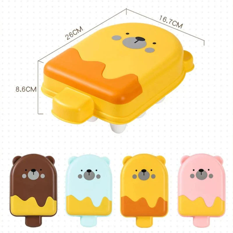 Cute Bear Ice Cream Mold Tray