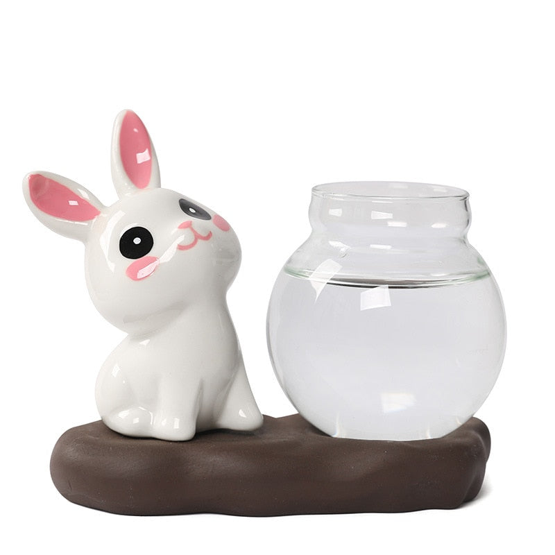 Ceramic Bunny Planter