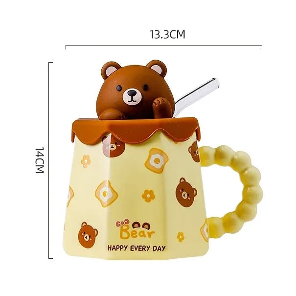 Bunny, Bear, & Panda Mugs