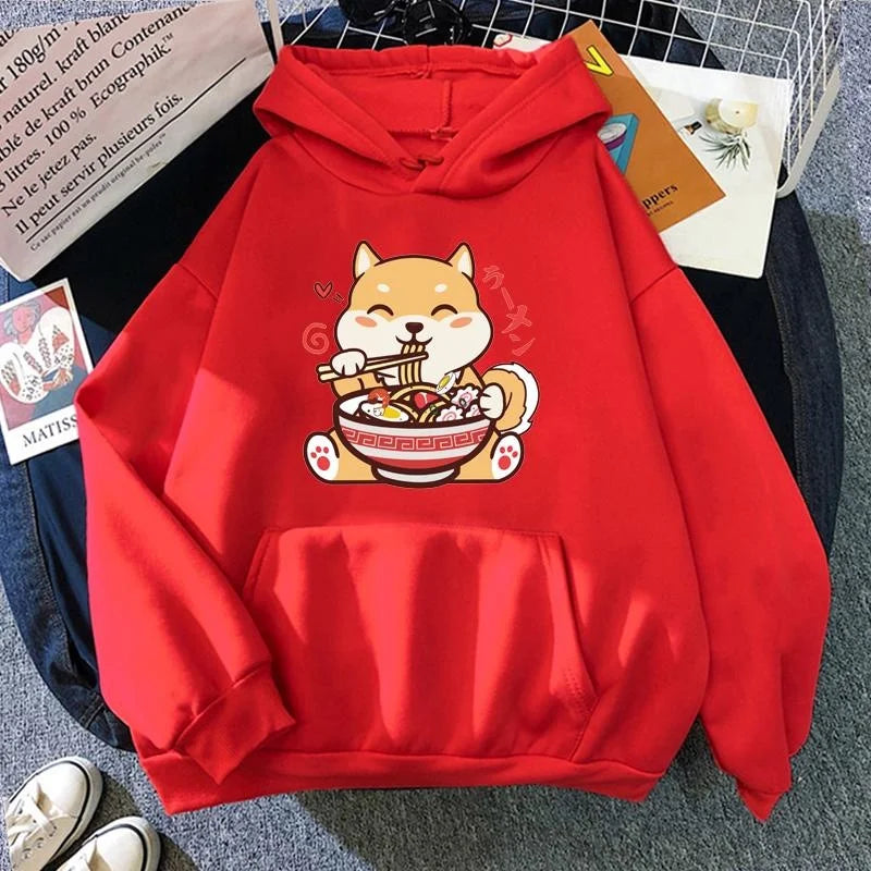 Cute Shiba Inu Ramen Hoodie