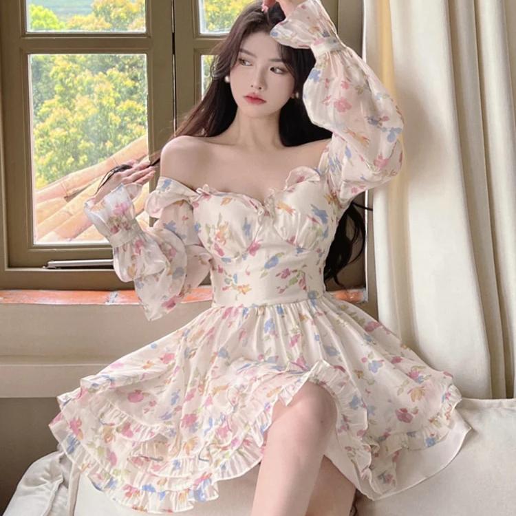 Floral Chiffon Dress