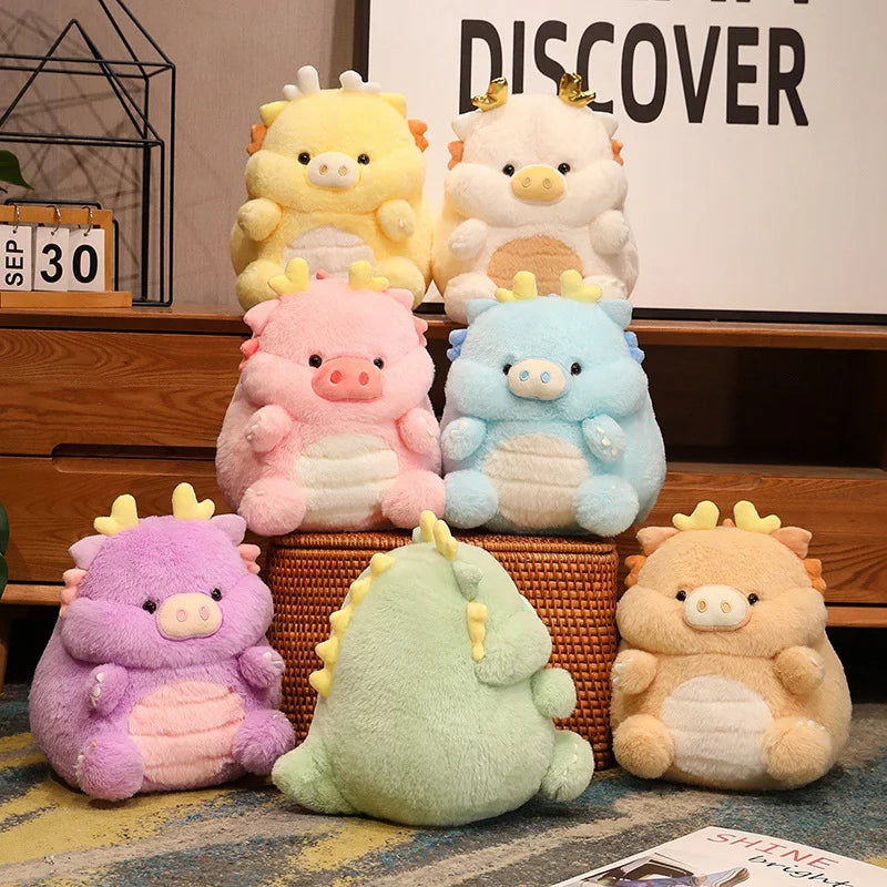 Chubby Pastel Dragon Plushies