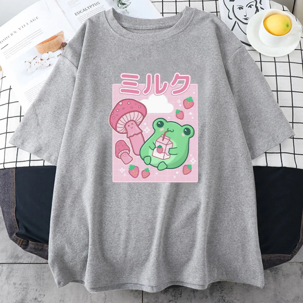 Strawberry Mushroom Frog T-Shirt