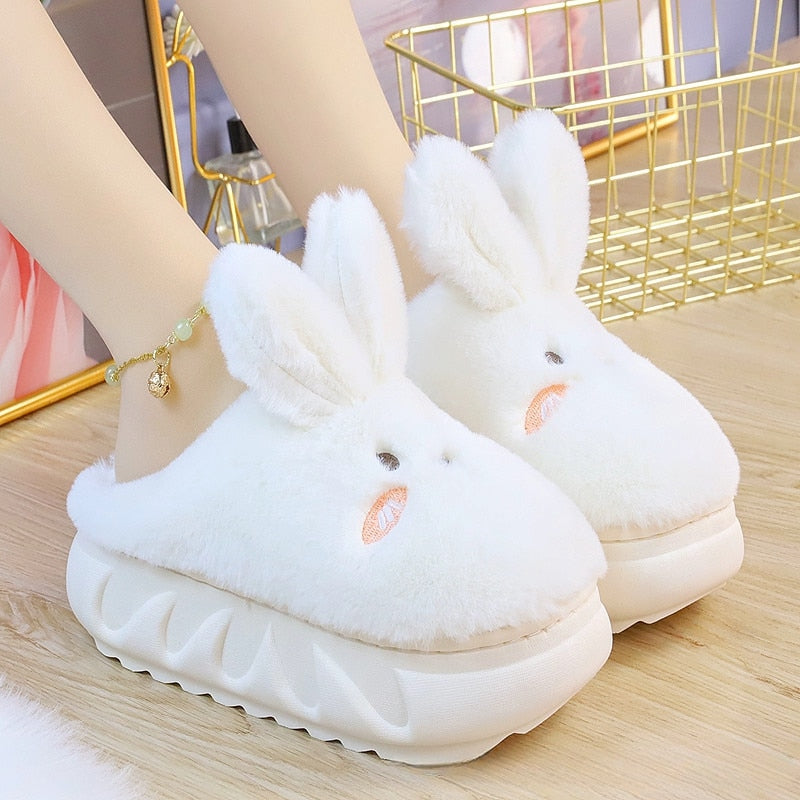 Plush Bunny Platform Slides