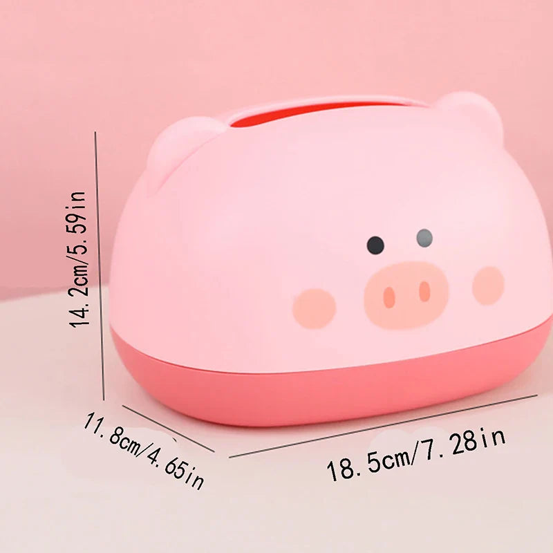 Cute Pig Tissue Box