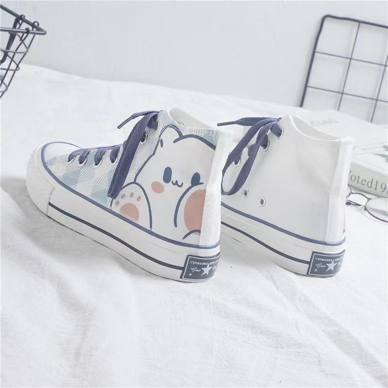 Bear Print High Tops