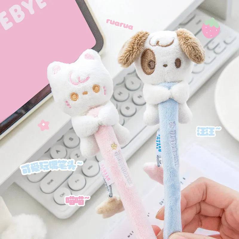 Kawaii Plush Apple Pencil Cover