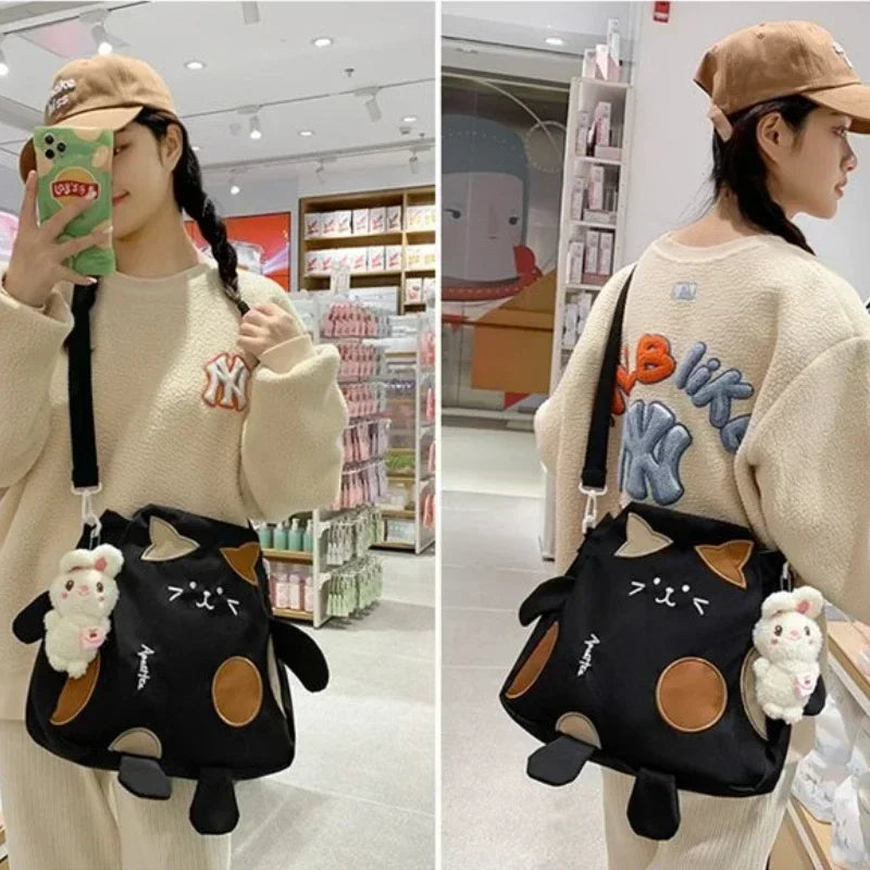 Cat Shaped Messenger Bag