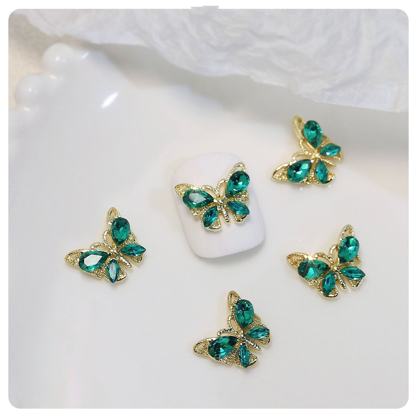 Butterfly Nail Charms