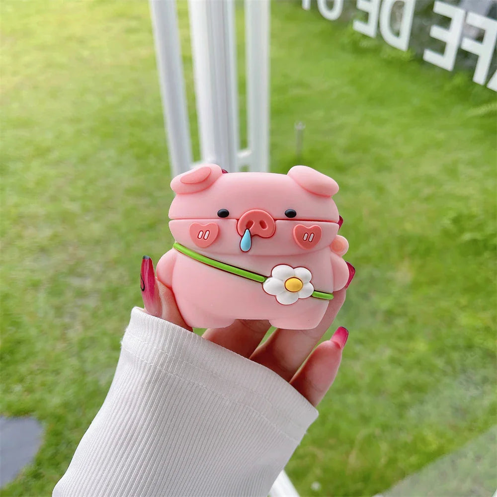 Daisy Pig AirPods Case