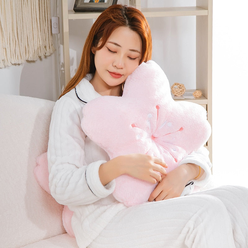 Cherry Blossom Plushie Pillow