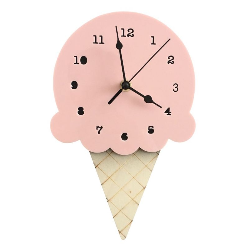 Ice Cream Cone Wall Clock