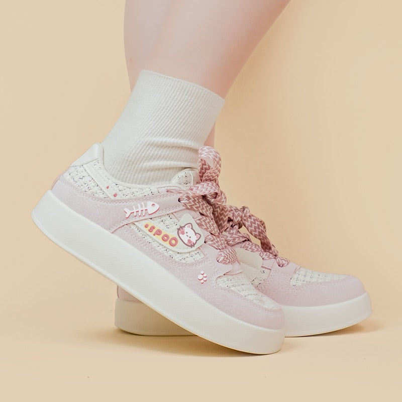 Neko Fish Bone Sneakers