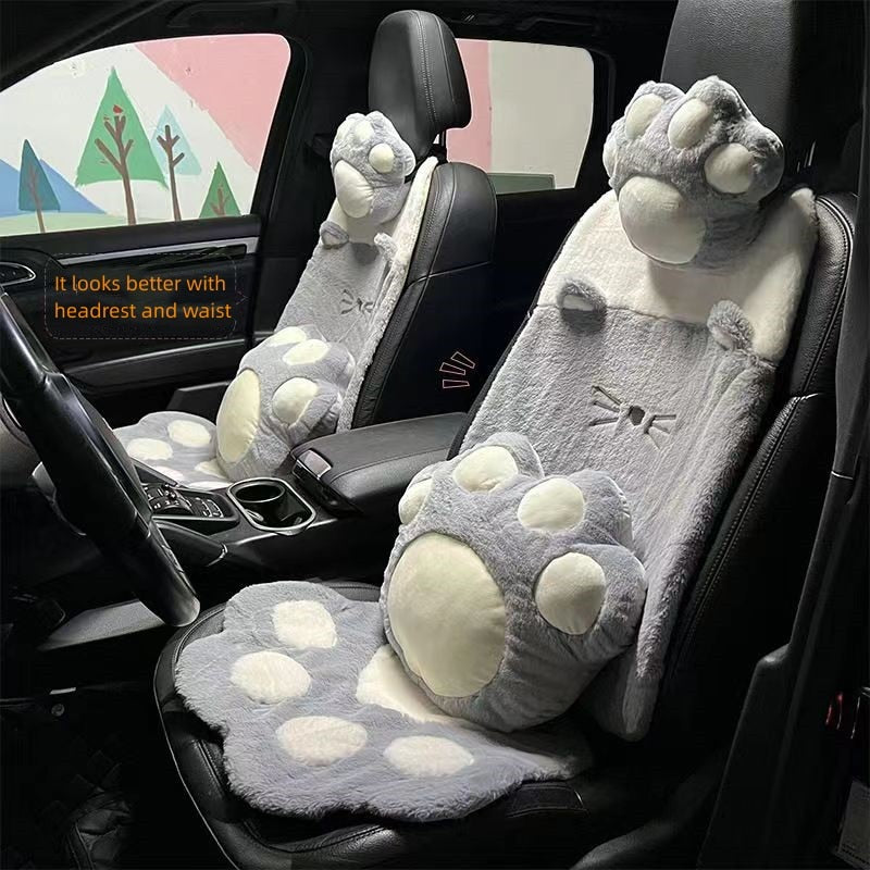 Cat Paw Car Seat Cover Set