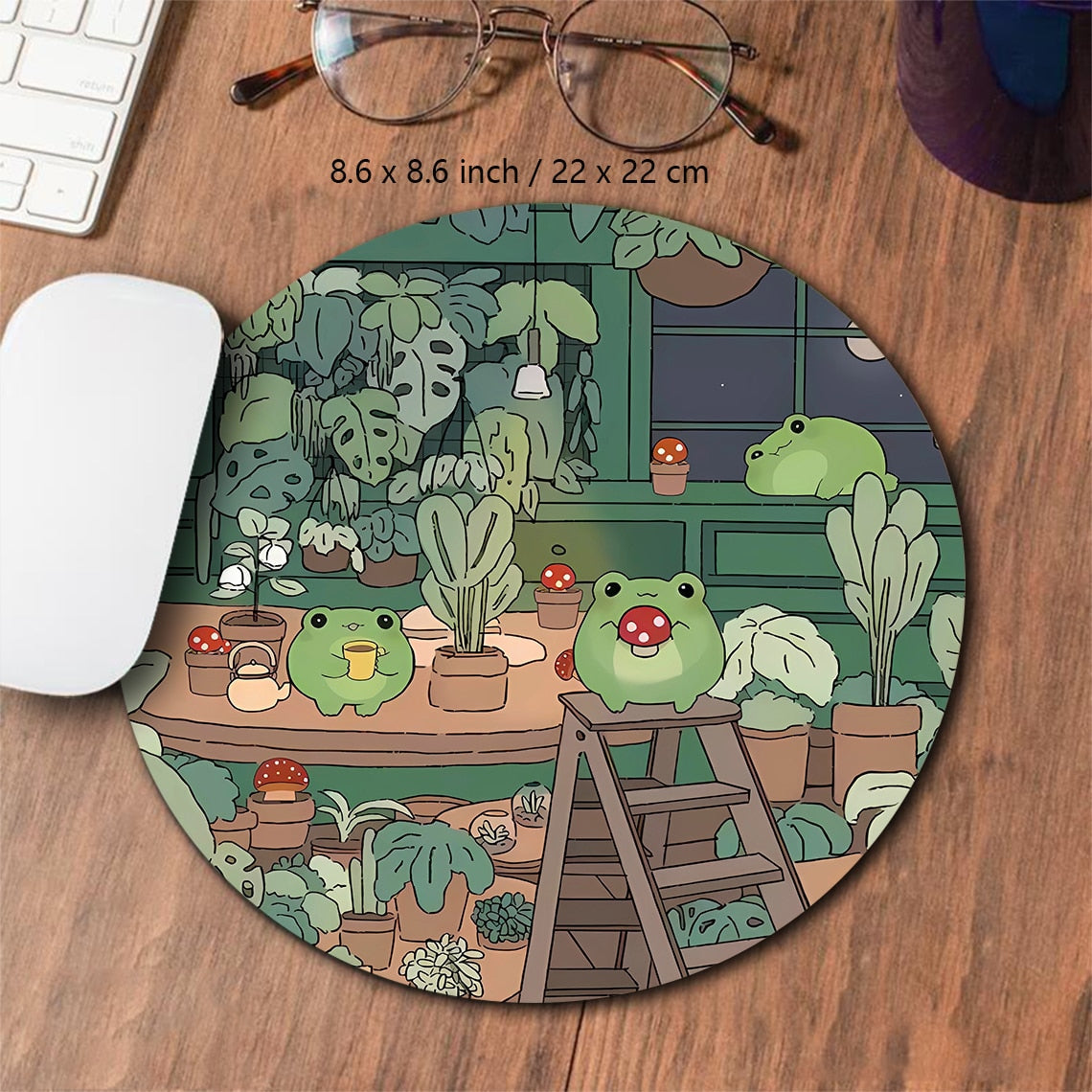 Cute Frogs Desk Pad