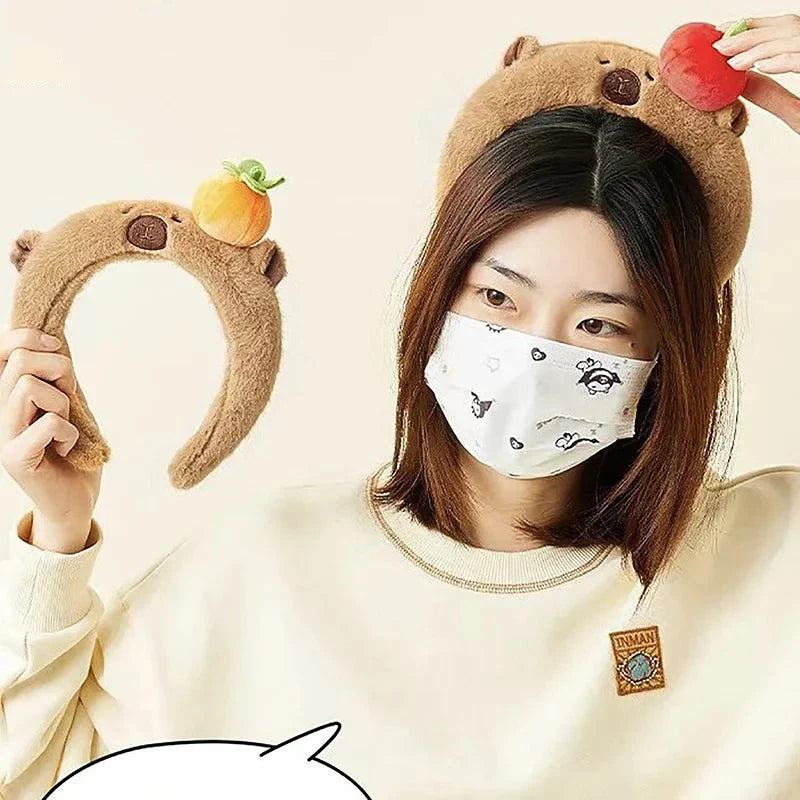 Cute Capybara Plush Headbands