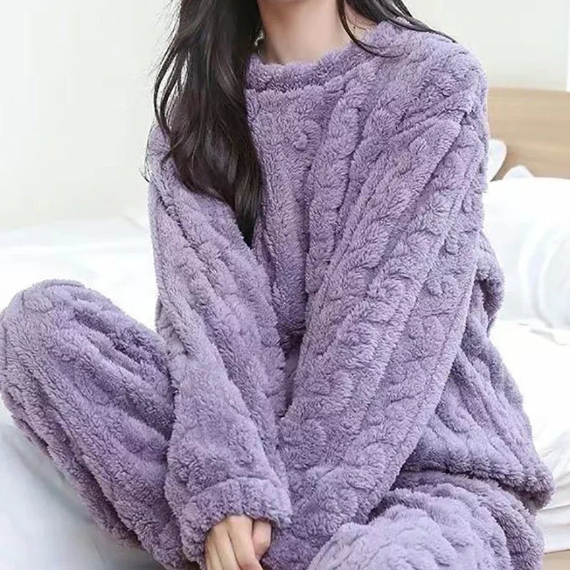 Fluffy Fleece Pajamas