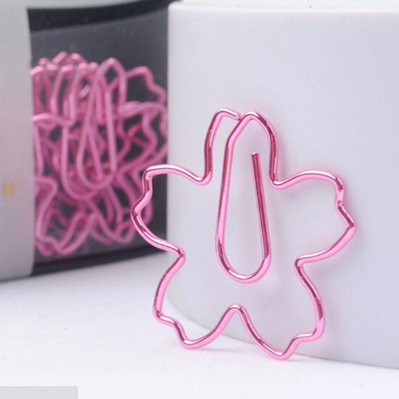 12Pcs/Lot Cherry Blossom Paper Clips