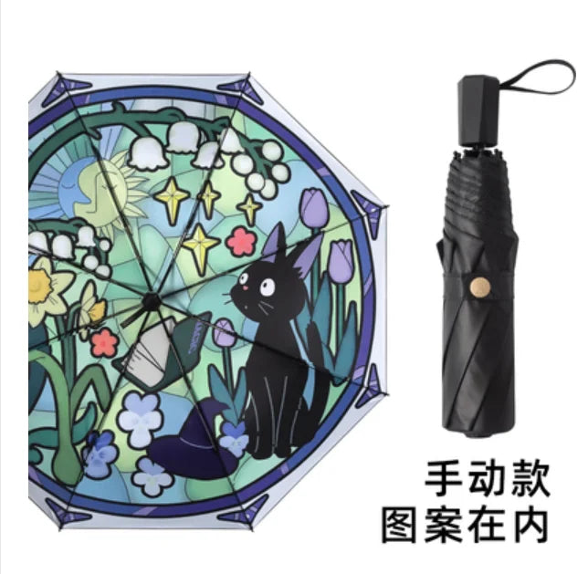 Witchy Cat Umbrella