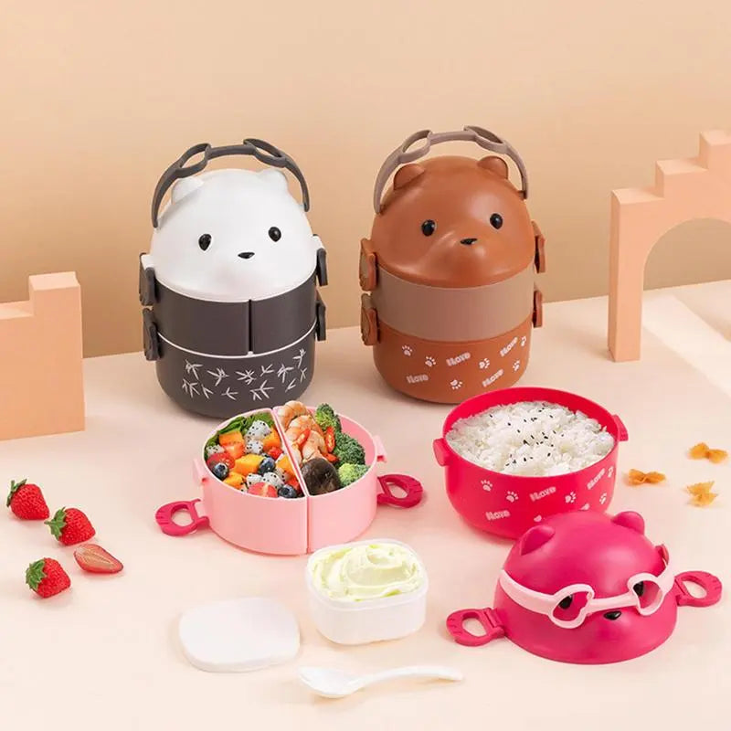 Bear Stackable Bento Box