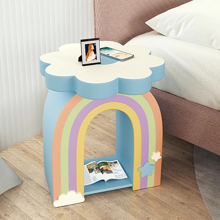 Rainbow Flower Side Table