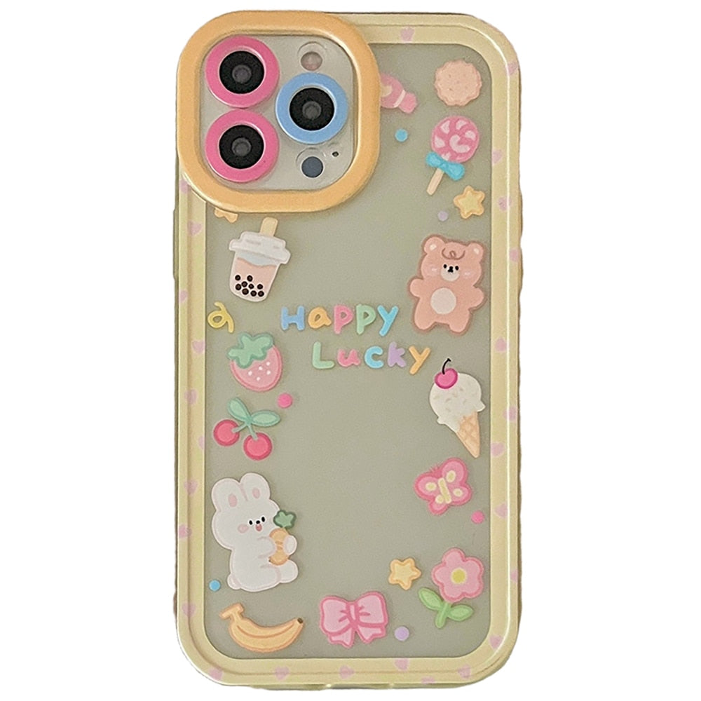 Bunny, Bear, & Sweets iPhone Cases