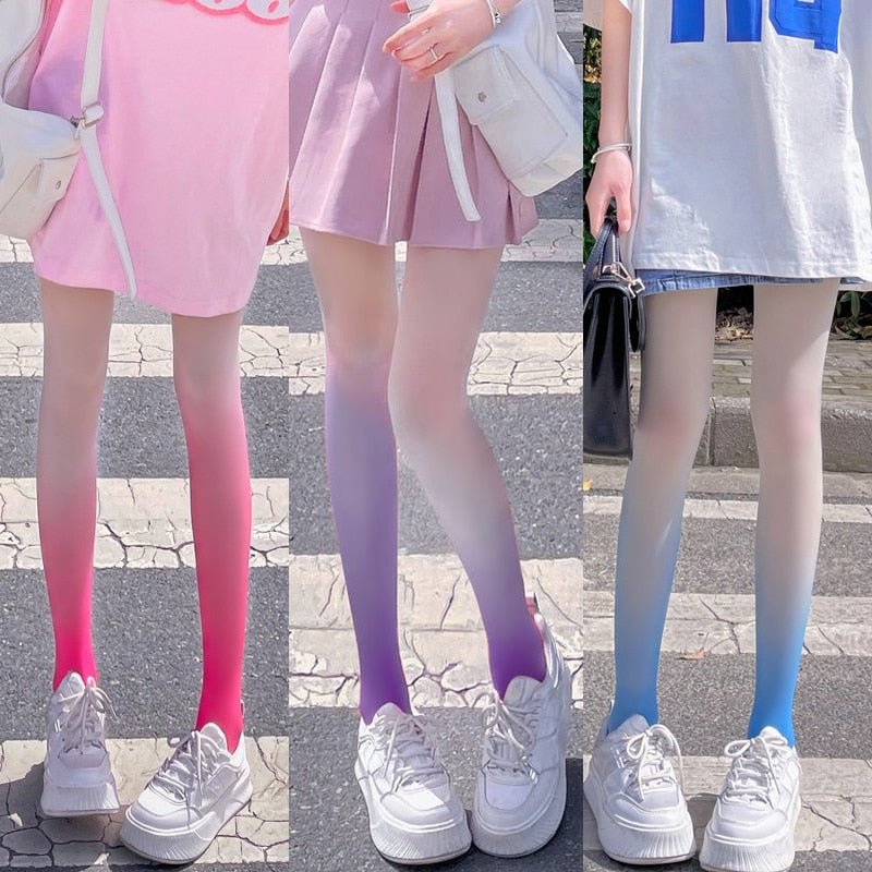 Color Gradient Pantyhose