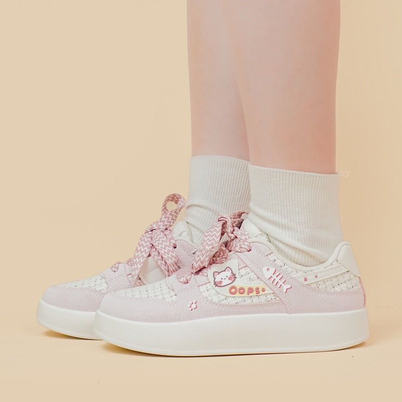 Neko Fish Bone Sneakers