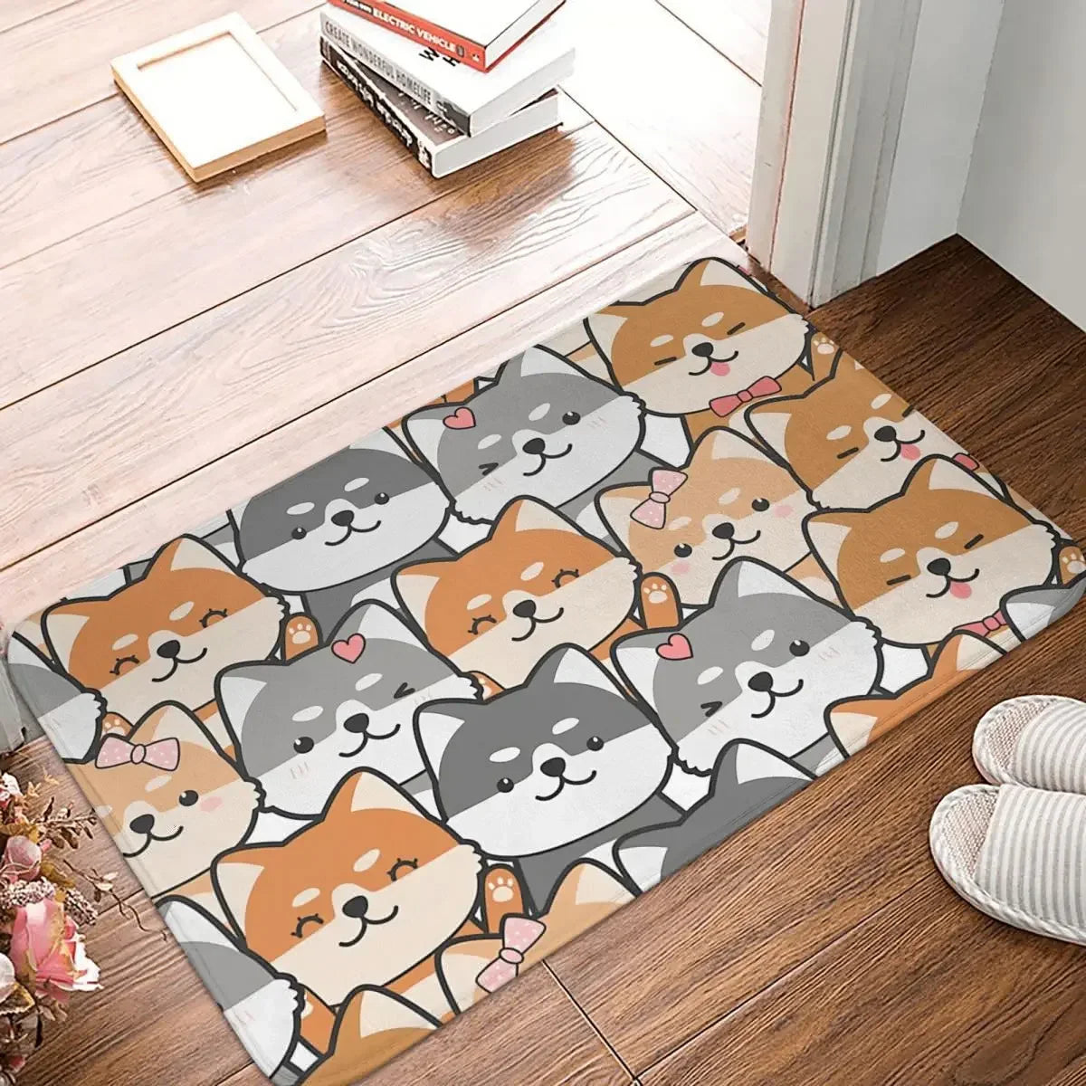 Kawaii Shiba Inu Door Mats