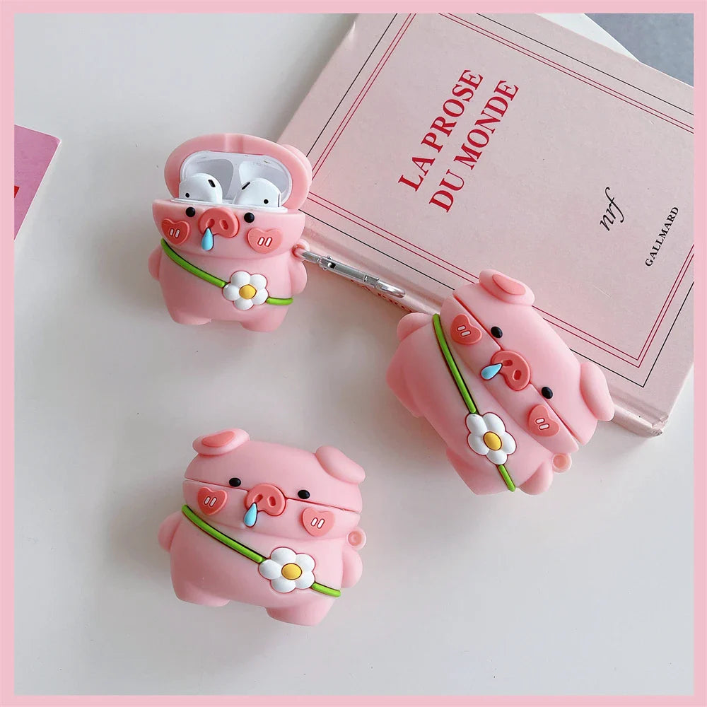 Daisy Pig AirPods Case