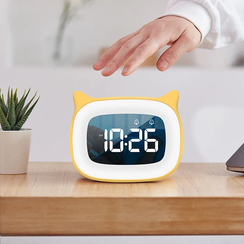 Cute Cat Digital Alarm Clock