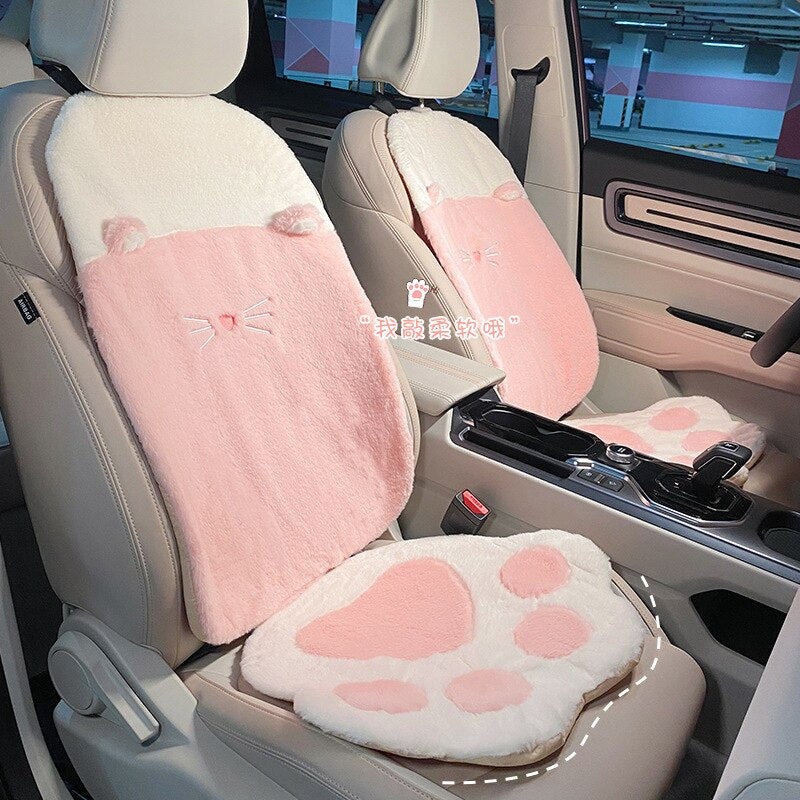 Cat Paw Car Seat Cover Set