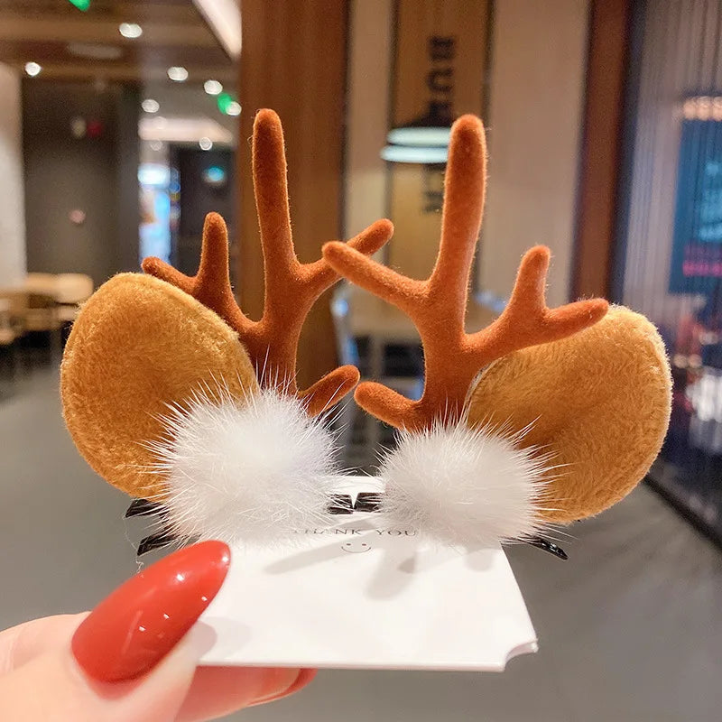 Reindeer Hair Clips