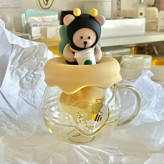 Bear Bee Honey Pot Tea Infuser Mug