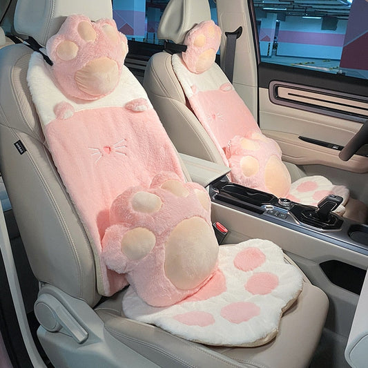 Cat Paw Car Seat Cover Set