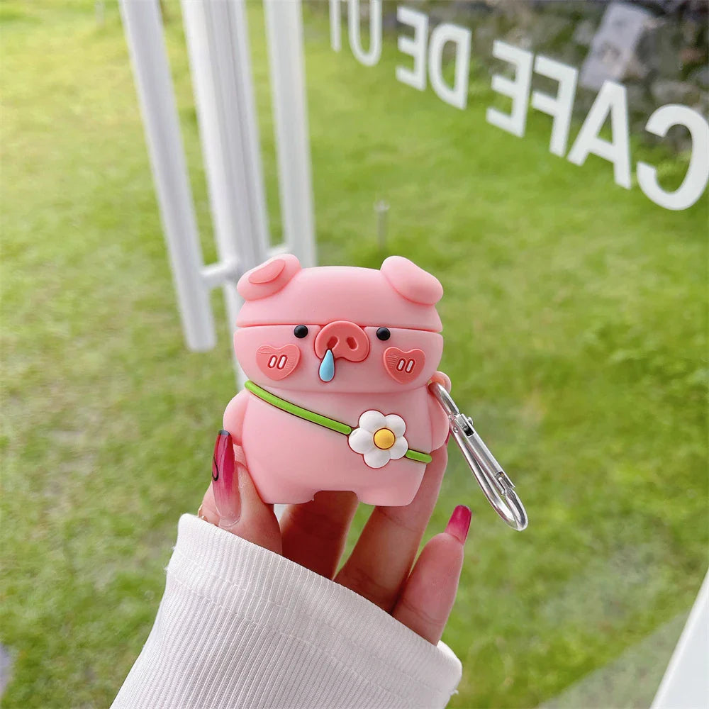 Daisy Pig AirPods Case