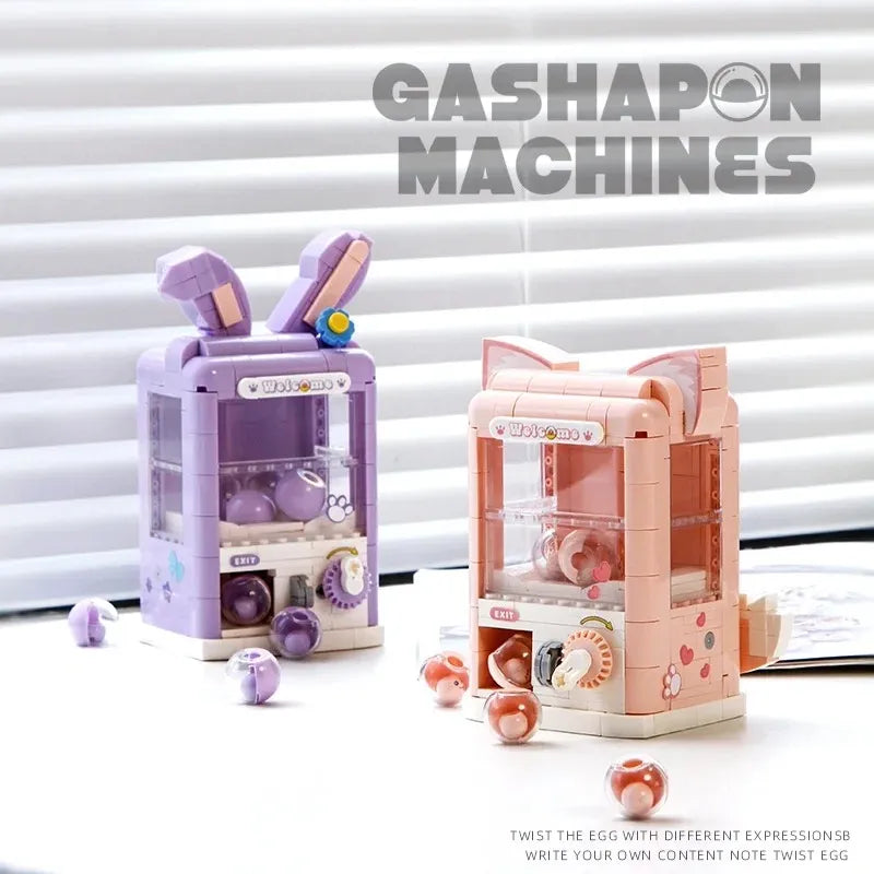 Gashapon Machine Building Block Set